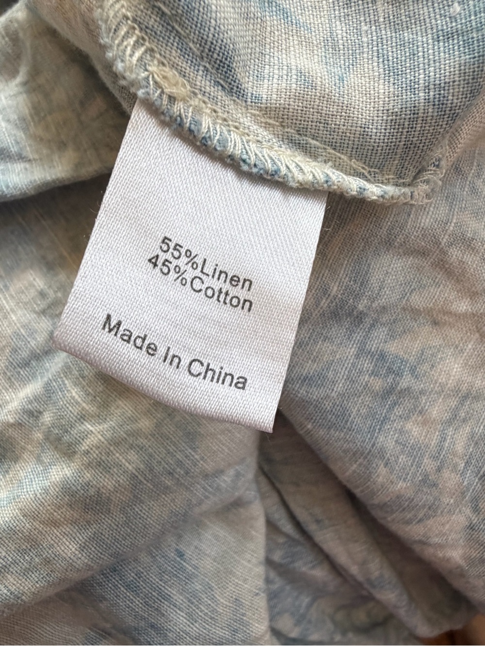 LARGE Tuckernuck Misty Blue Toile Tate Dress  WORN ONCE - Picture 5 of 6